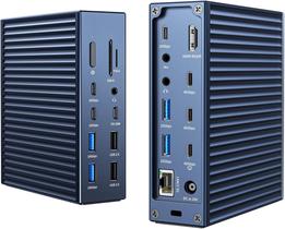 Dock Station 21 em 1 Thunderbolt 4 40Gbps HDMI 8K para Mac M1/M2/M3 Pro/Max