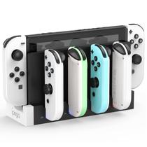 Dock Station Carregador para Nintendo Switch Joy-Cons - Branco