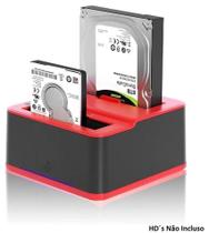 Dock Station Case Para 2 Hd Sata Pendrive Sd Usb 3.0 Kp-hd820