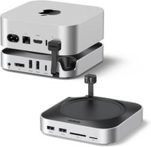 Dock Station HUB 10 em 1 USB-C para Mac Mini M4/M4 Pro DP 4K 10Gbps Dock Station HUB 10 em 1 USB-C para Mac Mini M4/M4 Pro DP 4K 10Gbps