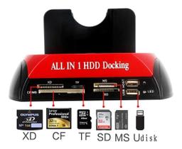 Dock Station Para 2 Hd Sata 2,5'' E 3,5'' Usb E-Sata Usb 2.0