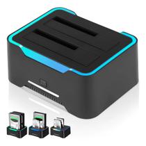 Dock Station para HD 2.5 / 3.5 SATA - USB 3.0, Tipo-C - Backup, Clone e Cópia - CS-DOCTYC3.1