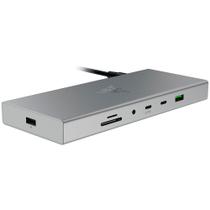 Dock Station Razer USB-C 4, Adaptador Multiportas 14 em 1, Mercury White - RC21-02280200-R3U1 Dock Station Razer USB-C 4, Adaptador Multiportas 14 em 1, Mercury White - RC21-02280200-R3U1