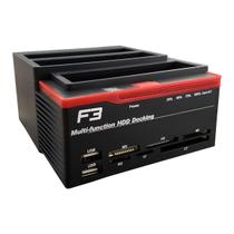 Dock Station SSD e HD 2.5 / 3.5 SATA - Leitor de Cartão - USB 3.0 - JC-DOC876U3.0