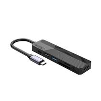 Dock Station Usb-C Hdmi + Tf - 6 Em 1 - Orico - Preto Dock Station Usb-C Hdmi + Tf - 6 Em 1 - Orico - Preto