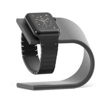 Dock Suporte Mesa Base Metal Curva compatível com Apple Watch