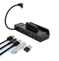 Dock TV para Steam Deck Stand Hdmi 4K 30hz USB-C USB 5 em 1
