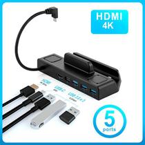 Dock TV para Steam Deck Stand Hdmi 4K 30hz USB-C USB 5 em 1