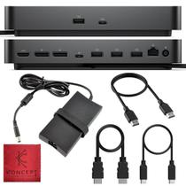 Docking Station Koncept WD25 USB-C 100W com HDMI Duplo 4K e DisplayPort Docking Station Koncept WD25 USB-C 100W com HDMI Duplo 4K e DisplayPort