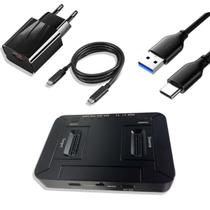 Docking Station Usb C Para M.2 Nvme E M.2 Ngff Sata 10 Gbps