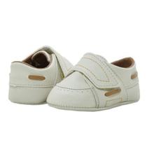 Docksider de bebê masculino bege Docksider de bebê masculino bege