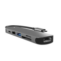 Dockstation Usbc 6 Em 1 Hdmi 4k+Sd/tf Leitor, Usb3.0 Macbook - wisesir