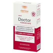 Doctar Forcecaps Darrow para Cabelos e Unhas com 30 Comprimidos Revestidos