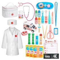 Doctor Kit Anpro para crianças com conjunto Pretend Play de 34 peças Doctor Kit Anpro para crianças com conjunto Pretend Play de 34 peças