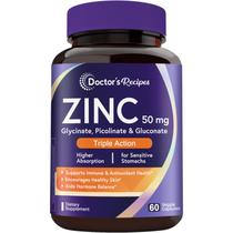 Doctor's Recipes Zinco 50 mg Tripla Ação 60 Cápsulas