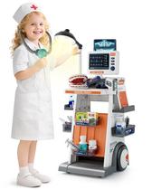 Doctor Set Jovow para crianças com fantasia, luzes e sons, 33 unidades