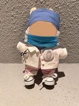 Doctor Set Kncco-Mdt para 17 cm com casaco branco, calças e ferramentas