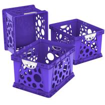 Documento legal File Crate Storex Premium Letter, roxo, pacote com 3