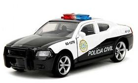 Dodge Charger 2006 Policia Civil Velozes Furiosos Jada 1/32