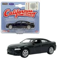 Dodge Charger RT Preto 1/64 Minis California Welly 52020 Dodge Charger RT Preto 1/64 Minis California Welly 52020