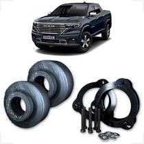 Dodge Rampage Kit Calço de Mola Dianteiro Aço Traseiro 2,5cm Dodge Rampage Kit Calço de Mola Dianteiro Aço Traseiro 2,5cm