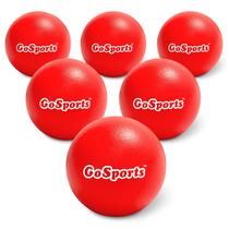 Dodgeball GoSports Soft Skin Foam Playground, pacote com 6 unidades, 15 cm, vermelho Dodgeball GoSports Soft Skin Foam Playground, pacote com 6 unidades, 15 cm, vermelho
