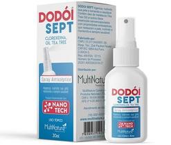 Dodói Sept spray Antisséptico clorexidina, oil tea tree Nano Tech 30 ml Dodói Sept spray Antisséptico clorexidina, oil tea tree Nano Tech 30 ml