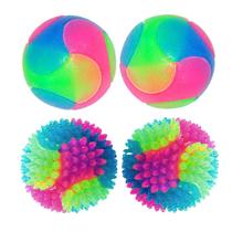 Dog Ball Fine Inno Light Up, elástico intermitente, 7 cm, 43 g, 2 unidades