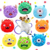 Dog Ball Toy Hydren Plush Squeaky, pacote com 8 unidades para pequenas e médias Dog Ball Toy Hydren Plush Squeaky, pacote com 8 unidades para pequenas e médias