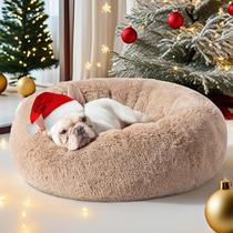 Dog Bed Bedsure Calming Donut lavável para cães médios