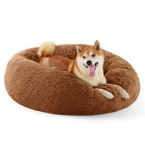 Dog Bed Bedsure Calming Donut lavável para cães médios
