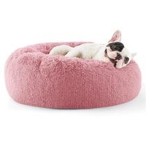 Dog Bed Bedsure Calming Donut lavável para cães pequenos, lilás
