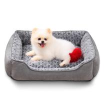 Dog Bed Oiilores Soft Calming Sofá lavável para cães pequenos
