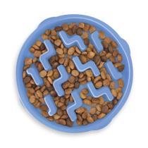 Dog Bowl Outward Hound Fun Feeder Slo Bowl Slow Feeder azul