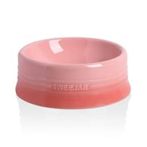 Dog Bowl Sweejar Ceramic 950 ml gradiente rosa para comida/água