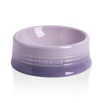 Dog Bowl Sweejar Gradient Ceramic 950 ml para cães grandes, roxo