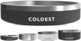 Dog Bowl The Coldest Water em aço inoxidável 620 ml Stealth Black