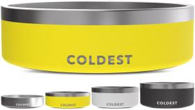 Dog Bowl The Coldest Water Inoxidável 1250mL Solar Yellow Dog Bowl The Coldest Water Inoxidável 1250mL Solar Yellow