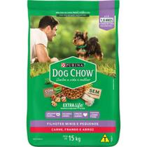 Dog Chow Cães Filhotes Minis e Pequenos 15kg