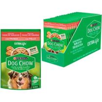 Dog Chow Caixa 15 Sachês Purina Cães Adulto Sabor Frango 100g