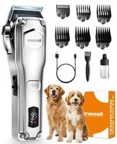 Dog Clippers oneisall PC18 para cuidar de cabelos grossos com lâmina