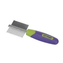 Dog Comb Coastal Li'l Pals de dupla face para carrapatos e pulgas