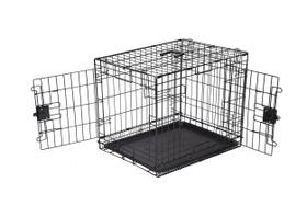 Dog Crate Amazon Basics Fio de metal dobrável durável de 30 cm