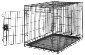Dog Crate Amazon Basics Fio de metal durável 36x23x25 cm