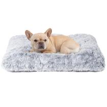 Dog Crate Bed EHEYCIGA Fluffy Plush Faux Faux Faux Four para cães de médio porte Dog Crate Bed EHEYCIGA Fluffy Plush Faux Faux Faux Four para cães de médio porte