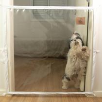 Dog Door Mabuu Tela de Proteção para Portas - 90 cm x 90 cm - Branco