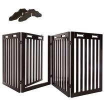 Dog Gate Arf Pets Freestanding, 4 painéis, 360, madeira, 80 x 80 cm, interior Dog Gate Arf Pets Freestanding, 4 painéis, 360, madeira, 80 x 80 cm, interior