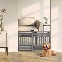 Dog Gate IRIS USA Plástico Expansível Portátil 24-39 cm Cinza Dog Gate IRIS USA Plástico Expansível Portátil 24-39 cm Cinza