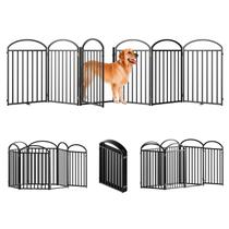 Dog Gate Snuowu, 6 painéis, 366 cm de largura, 81 cm de altura, dobráveis Dog Gate Snuowu, 6 painéis, 366 cm de largura, 81 cm de altura, dobráveis