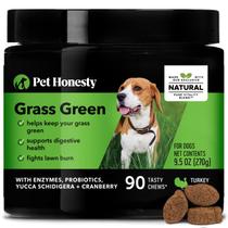 Dog Grass Burn Spot Chews Pet Honesty GrassGreen 90 guloseimas